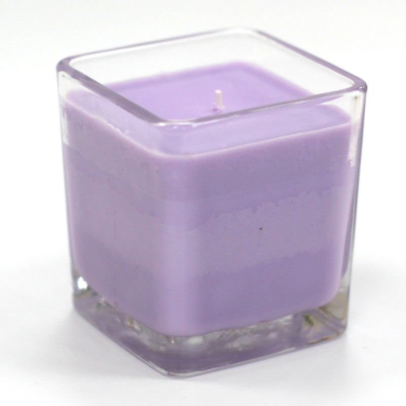 Bougie en pot de cire de soja White Label - Lavande et basilic