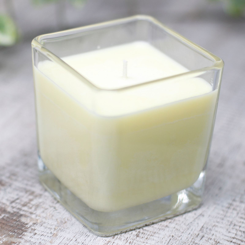 Bougie en pot de cire de soja White Label - Sablé à la vanille