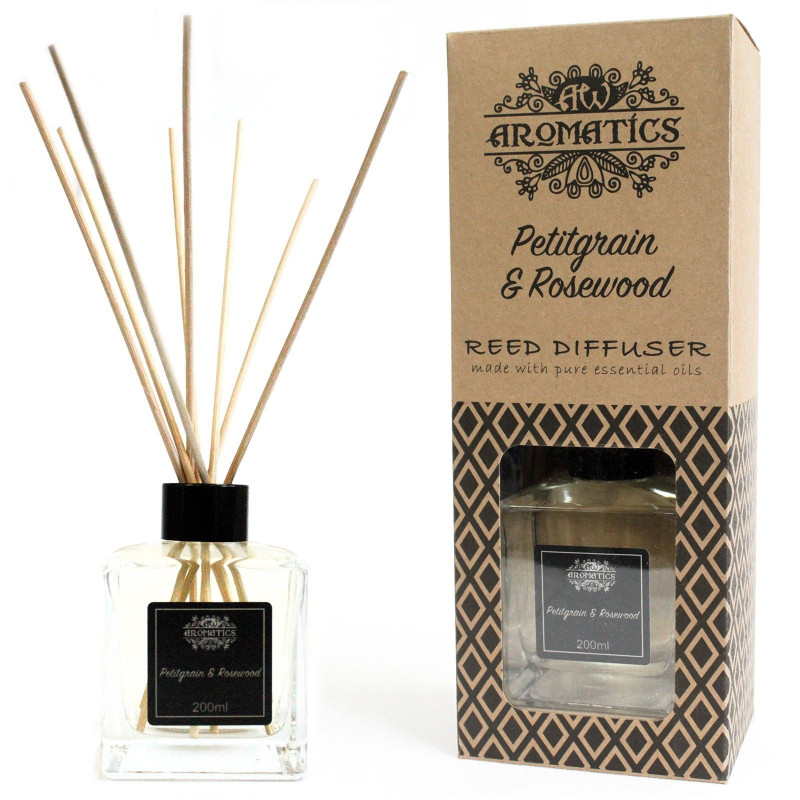 Diffuseur d'huiles essentielles de petit-grain et de bois de rose 200 ml