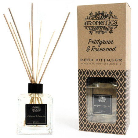 Diffuseur d'huiles essentielles de petit-grain et de bois de rose 200 ml