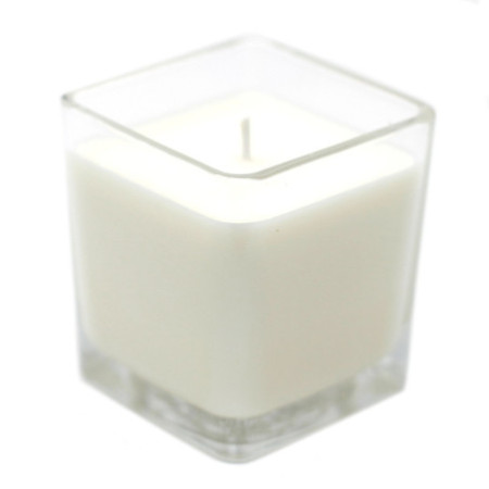 Bougie en pot de cire de soja White Label - Lys et jasmin