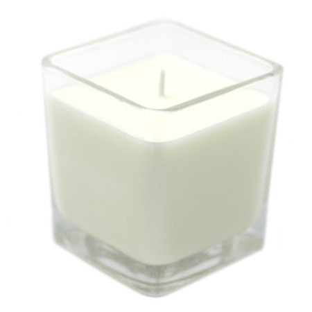 Bougie en pot de cire de soja White Label - Lys et jasmin