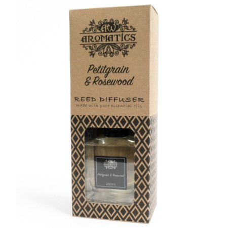Diffuseur d'huiles essentielles de petit-grain et de bois de rose 200 ml