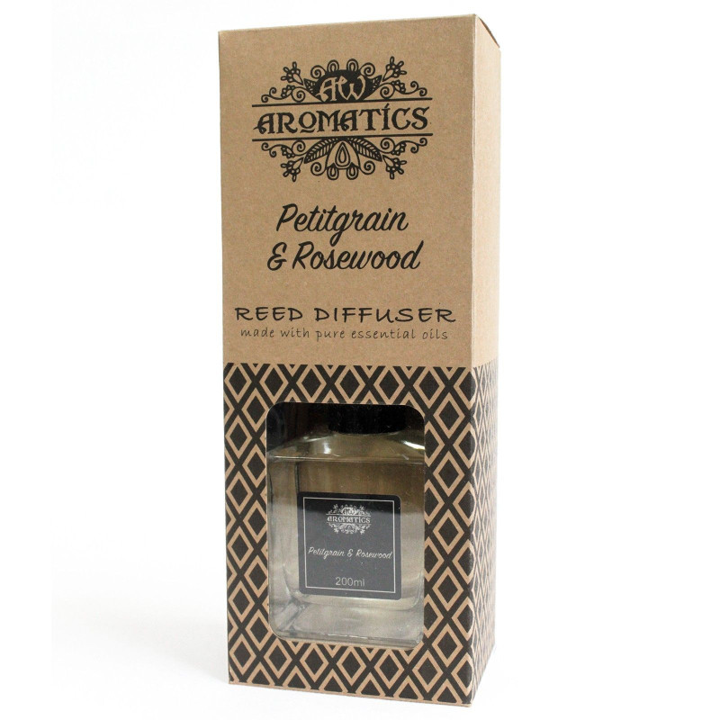 Diffuseur d'huiles essentielles de petit-grain et de bois de rose 200 ml