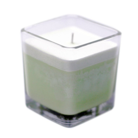Bougie en pot de cire de soja White Label - Bambou