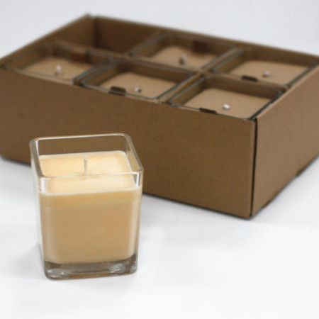 Bougie en pot de cire de soja White Label - Figue et Cassis
