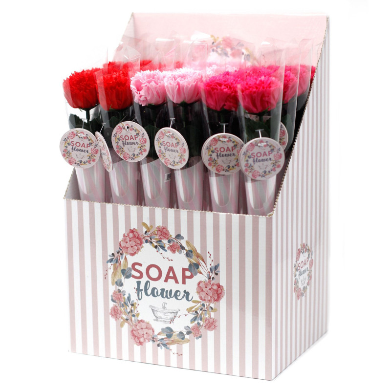 Fleur de savon prête à vendre - Petit œillet