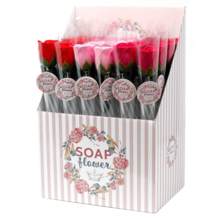 Fleur de savon prête à vendre au détail - Petite rose
