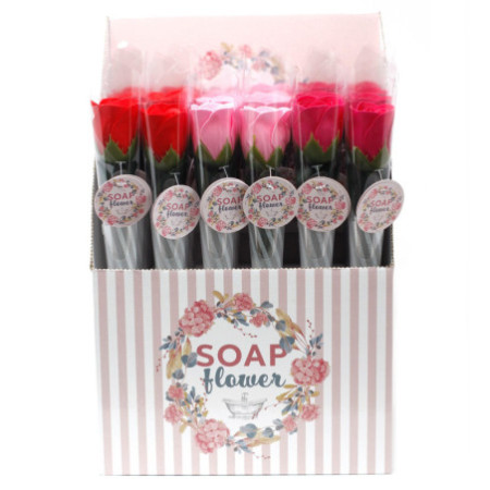 Fleur de savon prête à vendre au détail - Petite rose