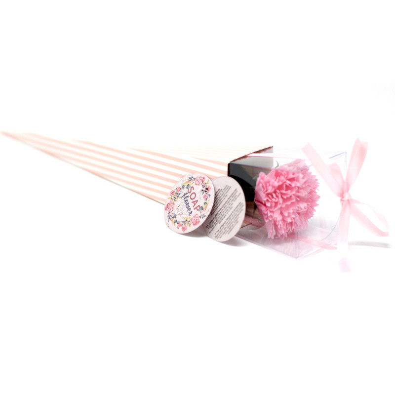 Fleur de savon prête à vendre au détail - œillet moyen