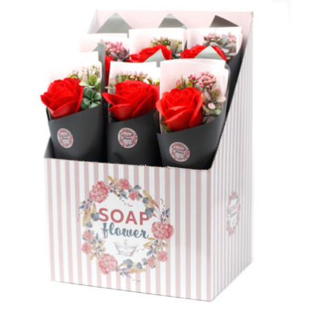 Fleur de savon prête à vendre au détail - Grand bouquet de roses