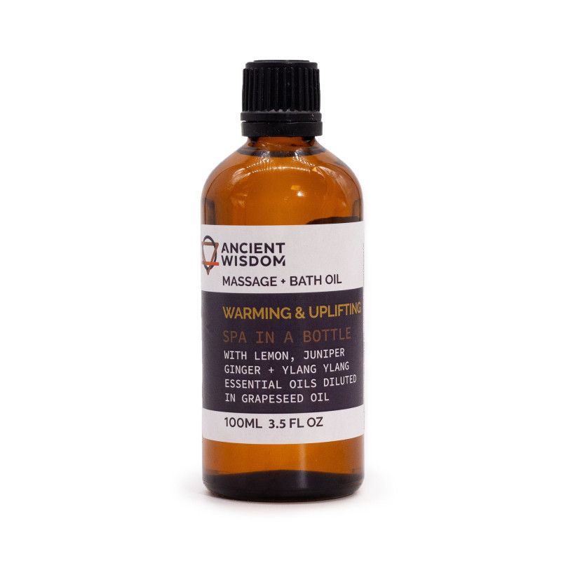 Huile de massage chaude et revigorante - 100 ml
