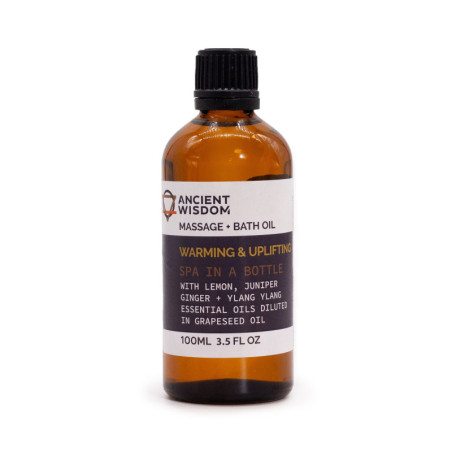 Huile de massage chaude et revigorante - 100 ml