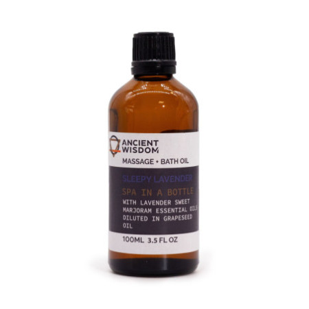 Huile de massage à la lavande somnolente - 100 ml