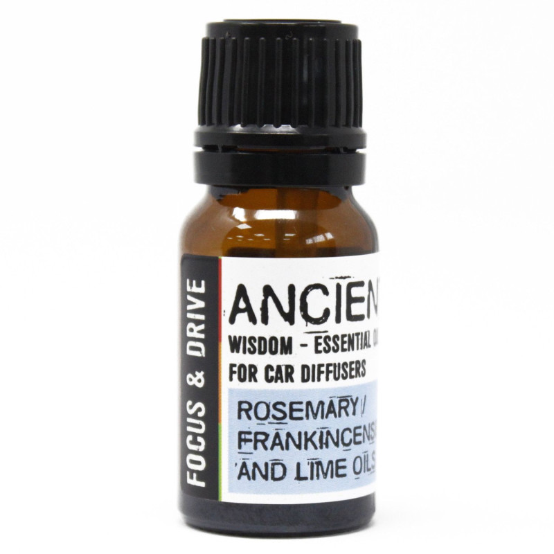 Mélange d'aromathérapie pour voiture 10 ml - Focus & Drive