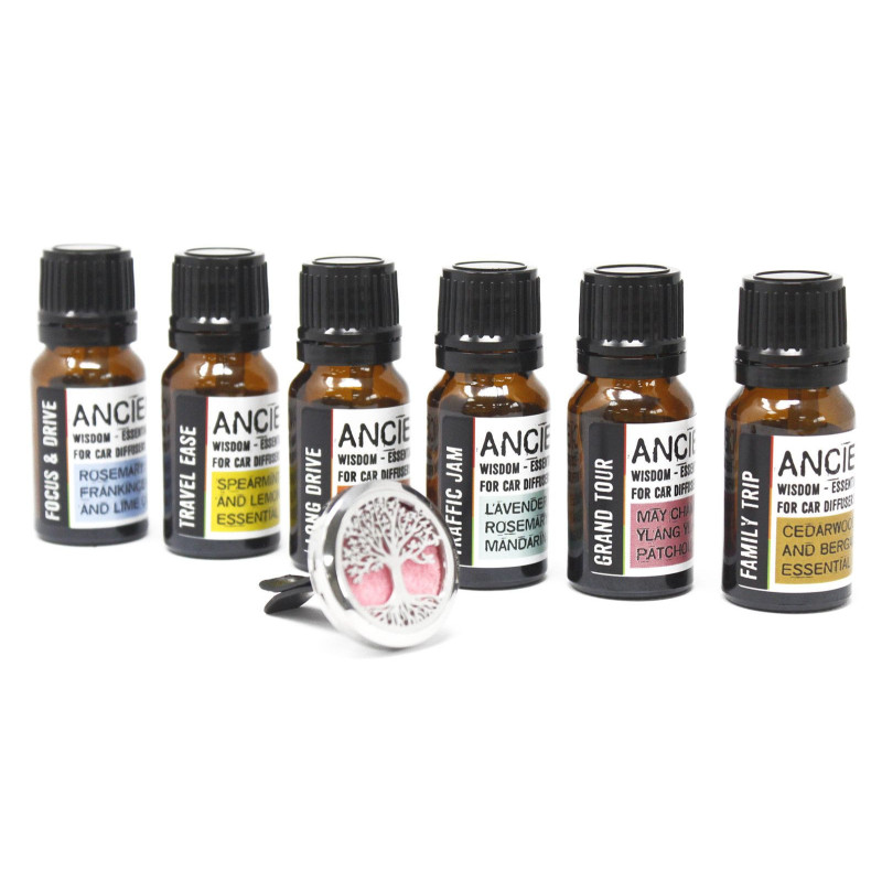 Mélange d'aromathérapie pour voiture 10 ml - Focus & Drive