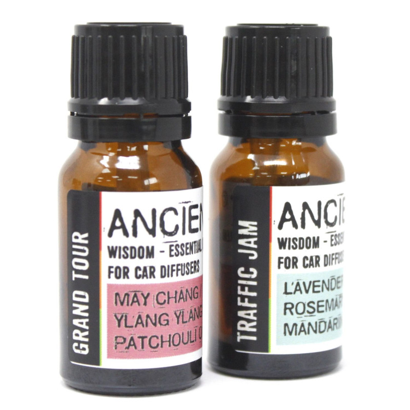 Mélange d'aromathérapie pour voiture 10 ml - Focus & Drive