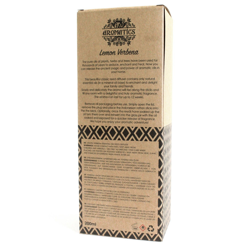 Diffuseur d'huile essentielle de verveine citronnée 200 ml