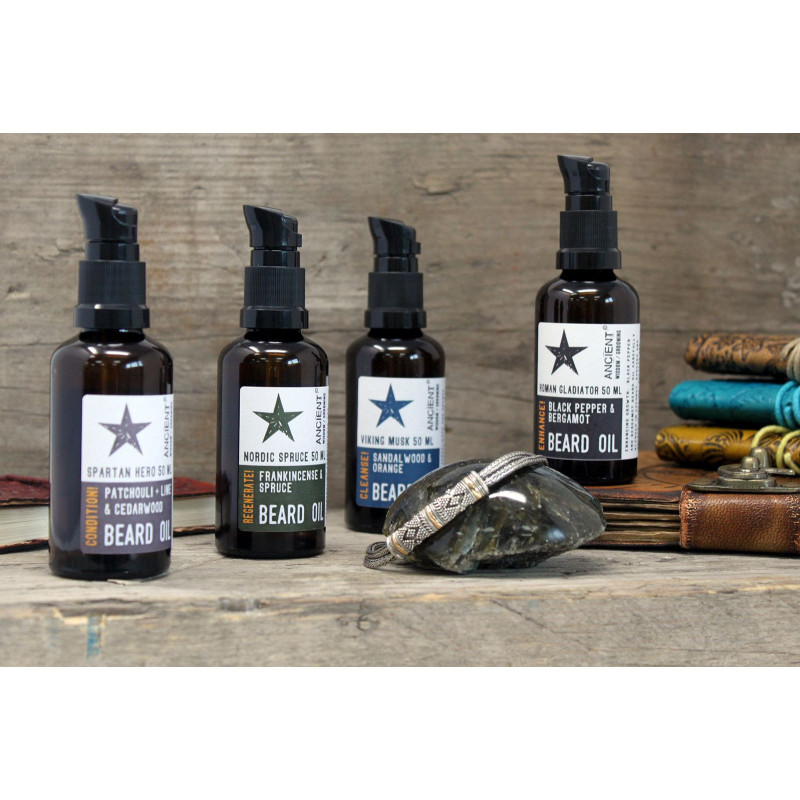 Huile à barbe 50 ml et Épicéa nordique et Régénérez !