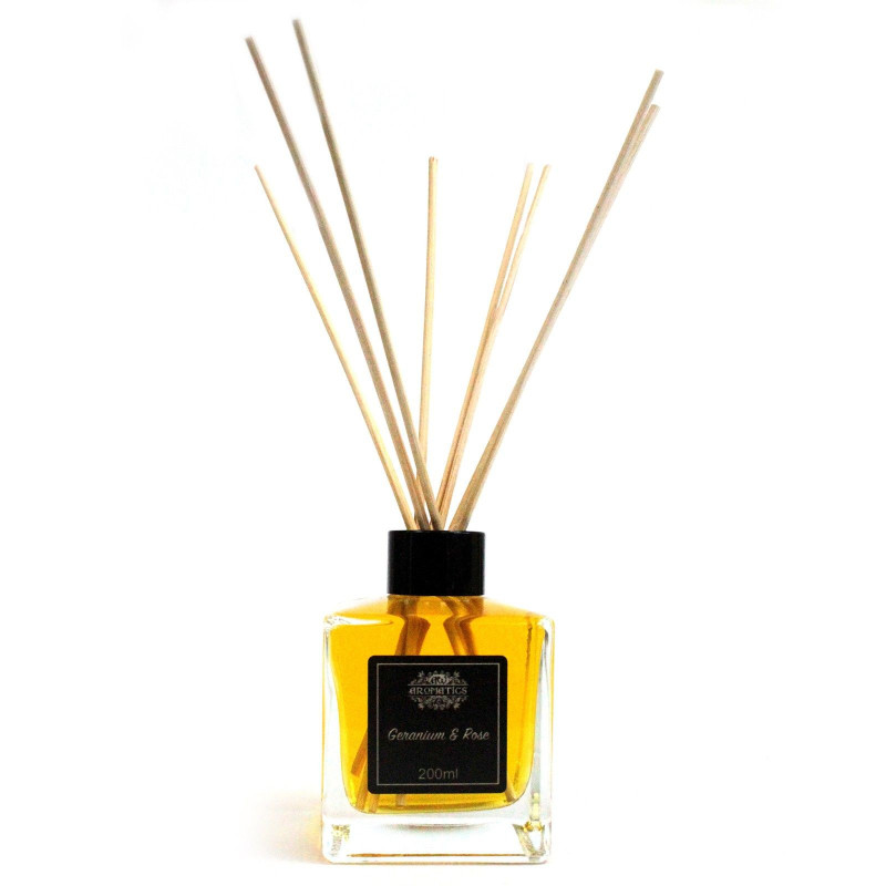 Diffuseur d'huiles essentielles de géranium et de rose 200 ml