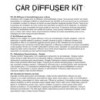 Kit diffuseur pour voiture - Ange gardien - 30 mm