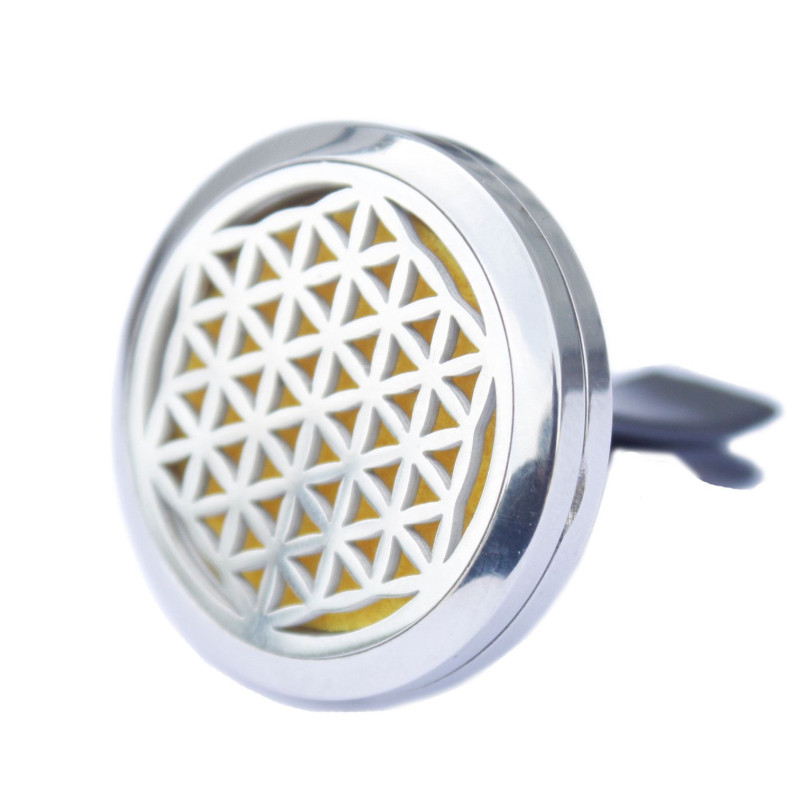 Kit diffuseur pour voiture - Fleur de vie - 30 mm