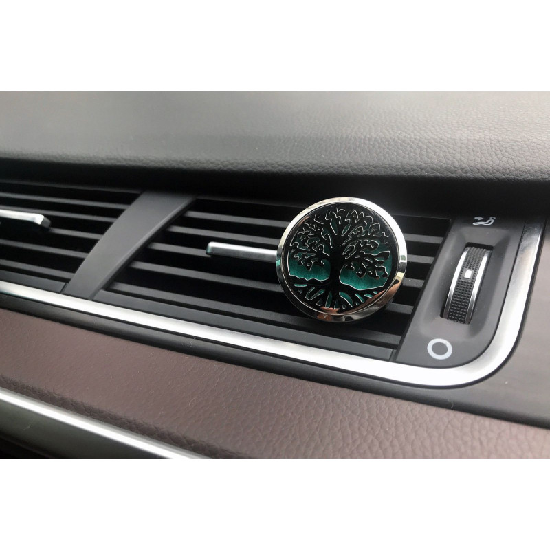 Kit diffuseur de voiture - Chakra Yoga en étain - 30 mm