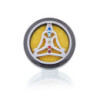 Kit diffuseur de voiture - Chakra Yoga en étain - 30 mm