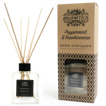 Diffuseur d'huiles essentielles de menthe poivrée et d'encens 200 ml