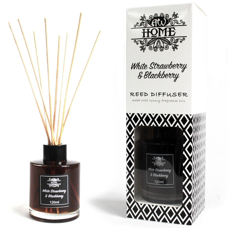 Diffuseur de roseaux 120 ml - Fraise blanche et mûre