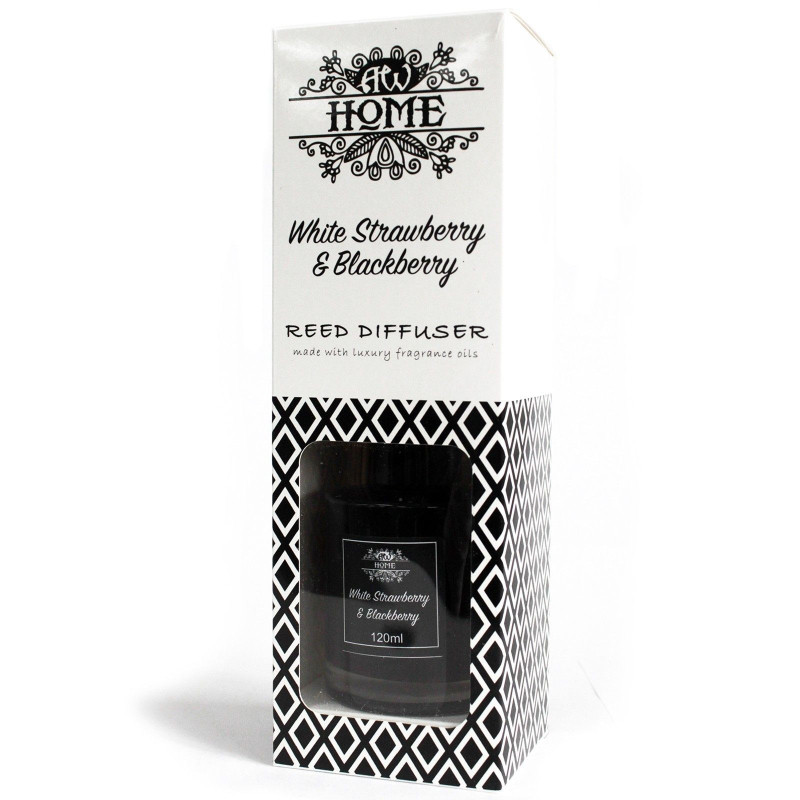 Diffuseur de roseaux 120 ml - Fraise blanche et mûre