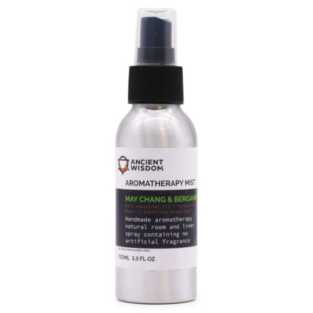 Brume d'huiles essentielles 100 ml - May Chang et Bergamote