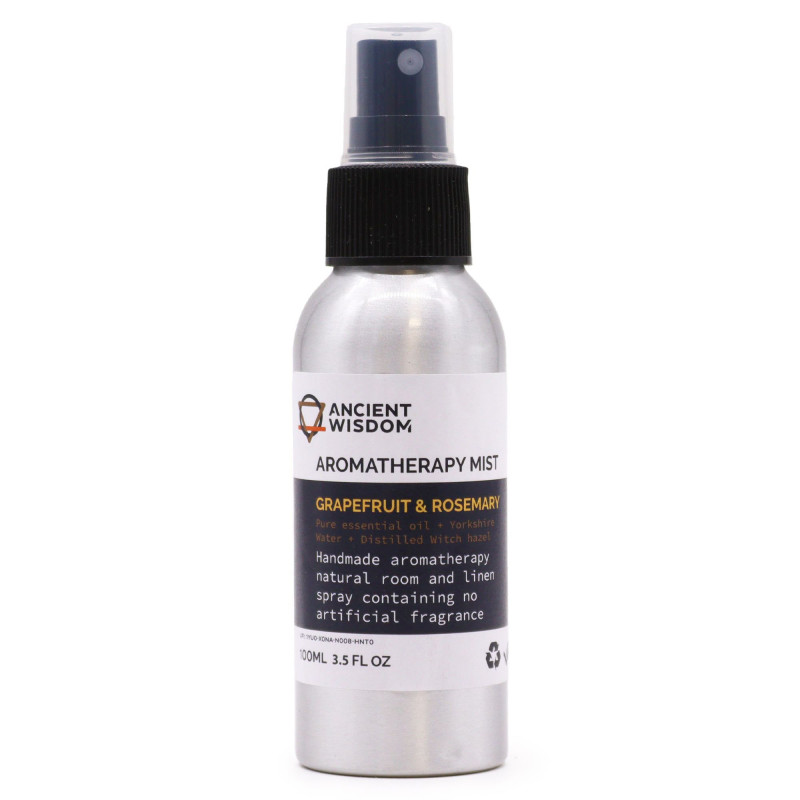 Brume d'huiles essentielles 100 ml - Pamplemousse et romarin