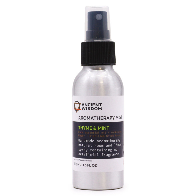Brume d'huiles essentielles 100 ml - Thym et menthe