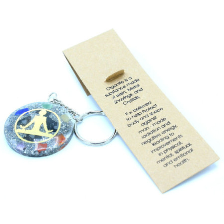 Porte-clés Orgonite Power - Bouddha Sept Chakras