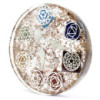 Packs d'alimentation de bureau en orgonite - Chakra de l'ange - Grand