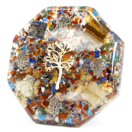 Blocs d'alimentation de bureau en orgonite - Arbre de vie - Grand