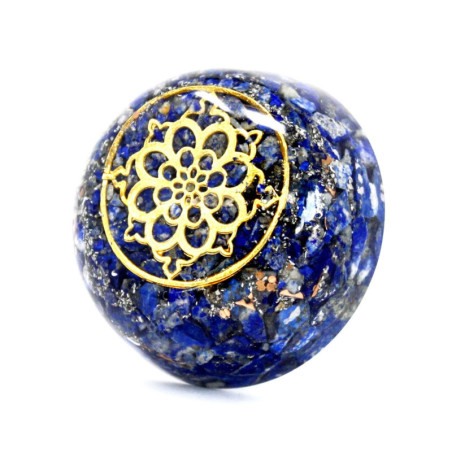 Blocs d'alimentation de bureau en orgonite - Lapis Dome