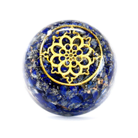 Blocs d'alimentation de bureau en orgonite - Lapis Dome