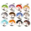 Pendentif Orgonite Power - Arbre Améthyste Rond