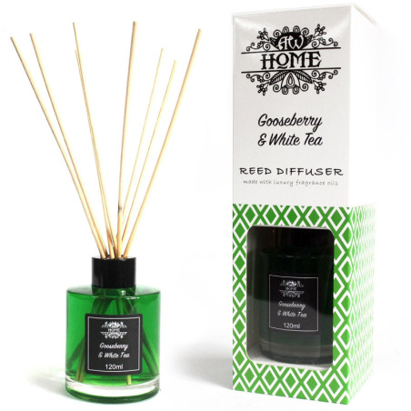 Diffuseur de roseaux 120 ml - Groseille à maquereau et thé blanc