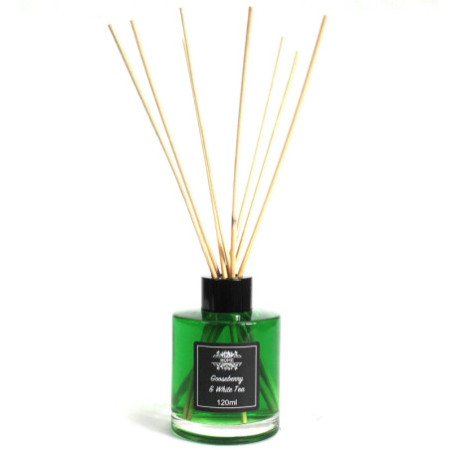 Diffuseur de roseaux 120 ml - Groseille à maquereau et thé blanc