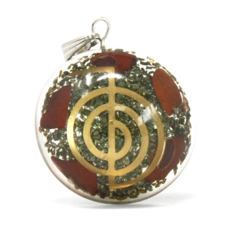 Pendentif de puissance en orgonite - Dôme de puissance symbolique