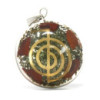 Pendentif de puissance en orgonite - Dôme de puissance symbolique