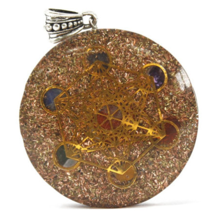 Pendentif Orgonite Power - Multi Power Chakra - Lrg