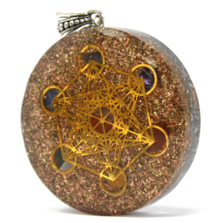 Pendentif Orgonite Power - Multi Power Chakra - Lrg