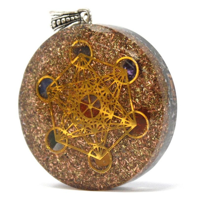 Pendentif Orgonite Power - Multi Power Chakra - Lrg