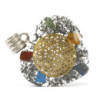 Pendentif Orgonite Power - Cœur Chakra 7 Pierres