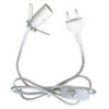 Lampe tour en sélénite naturelle - 25 cm