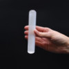 Baguette de sélénite - 16 cm (arrondie aux deux extrémités)